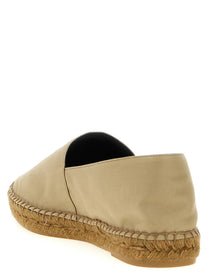 Saint Laurent Cotton Espadrilles Beige