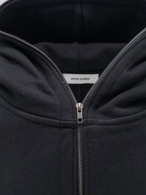 Entire Studios Unisex Cotton Eternal Zip Hoodie Black