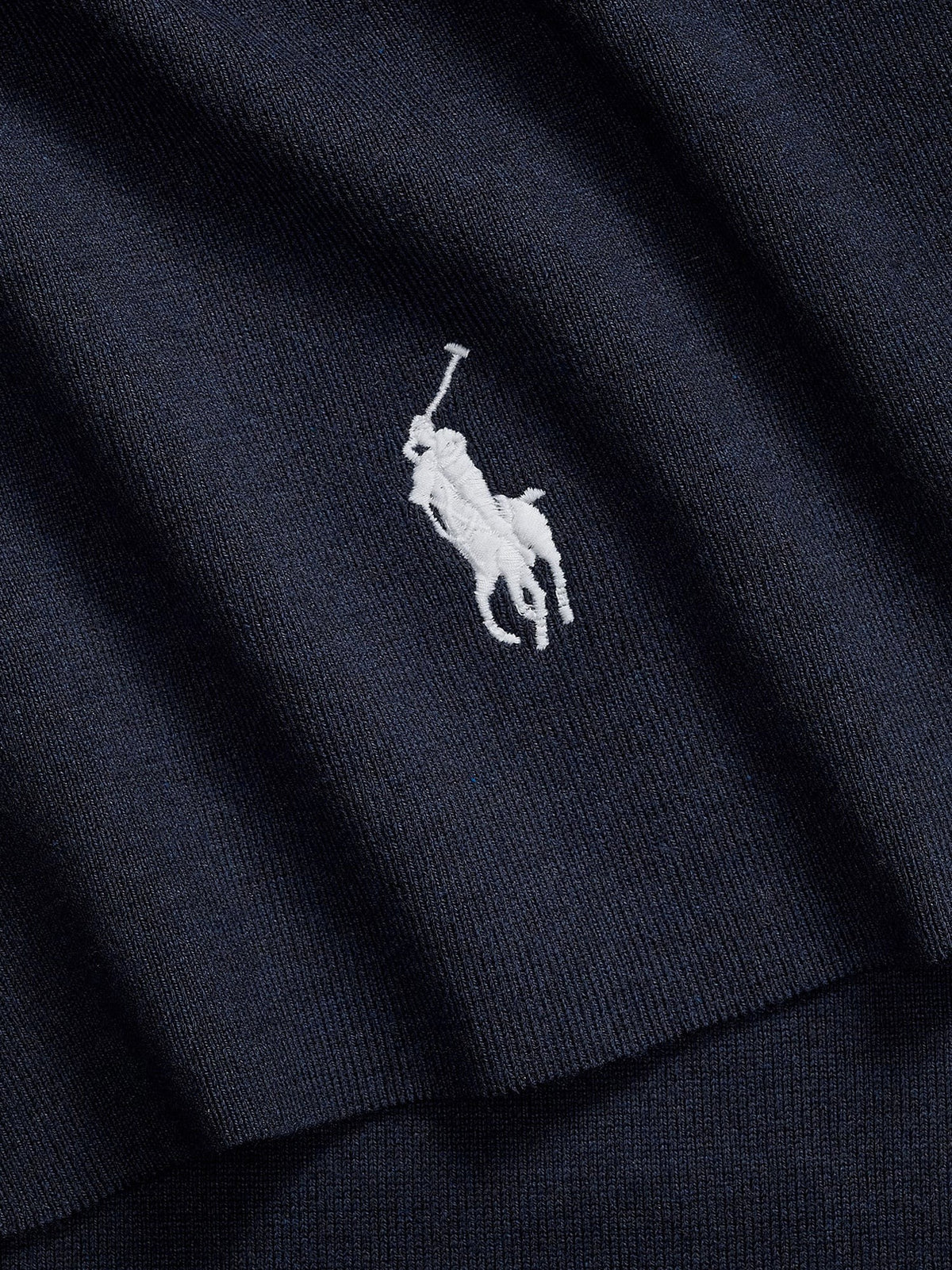 Polo Ralph Lauren Men's Cotton Hat and Scarf Set Blue, view 2