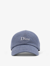 Dior Men's Cotton Hat Blue Dior