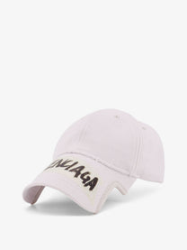 Balenciaga Men's Cotton Hat White