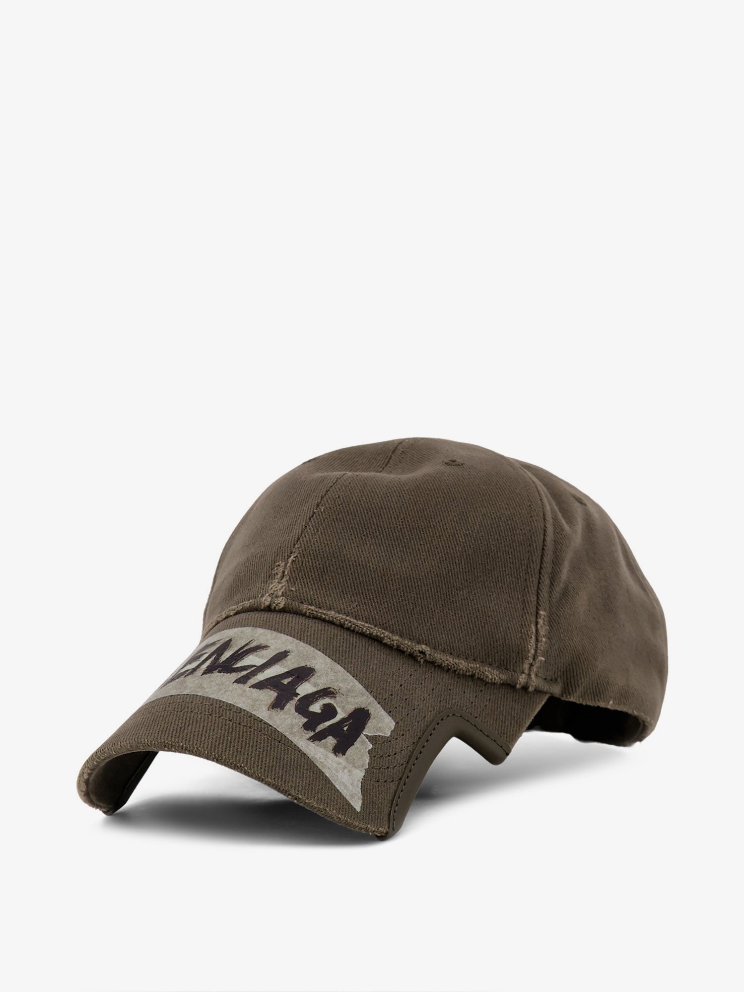 Balenciaga Men's Cotton Hat Green