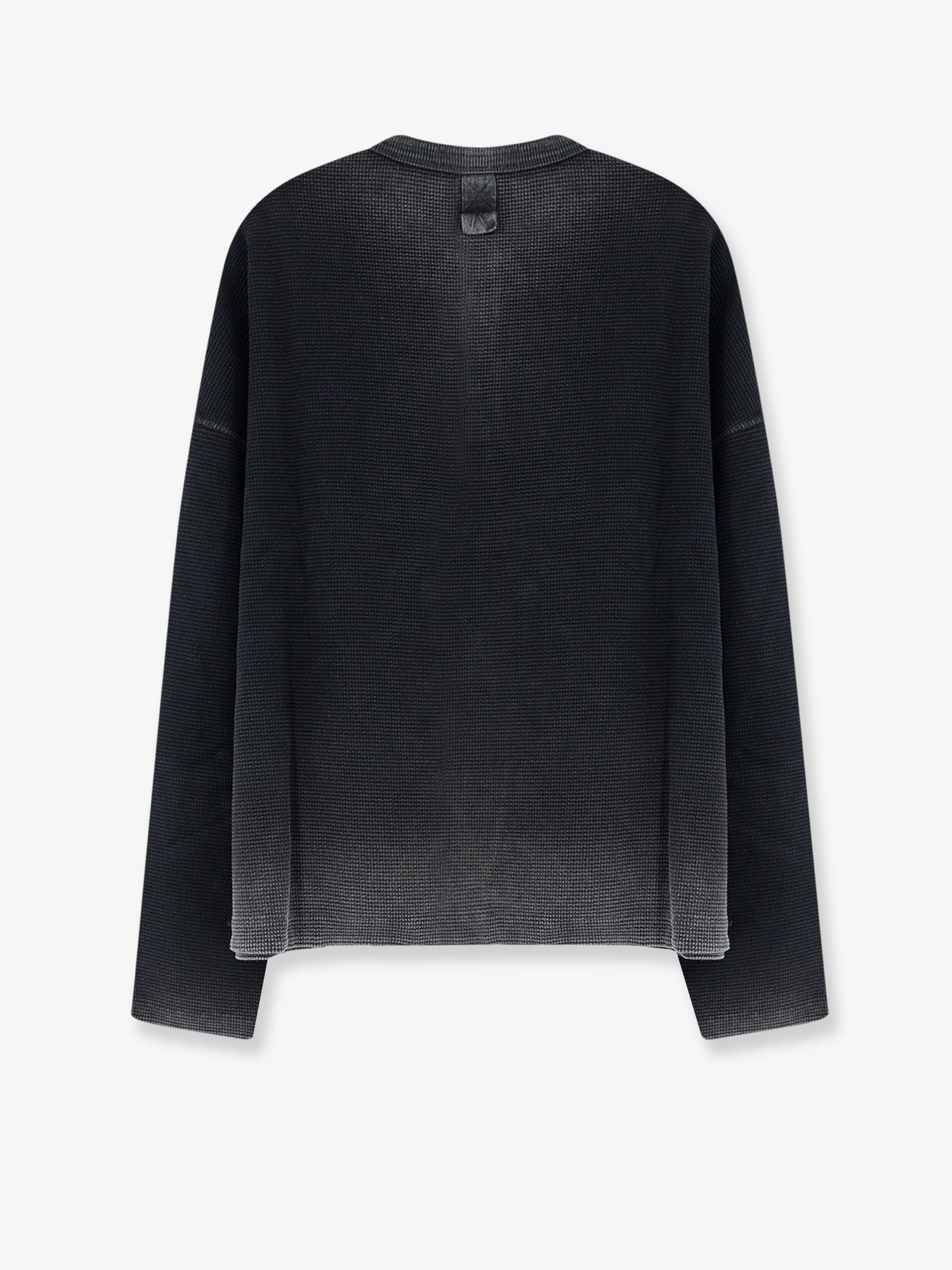 Represent Men's Cotton Henley Shirt Black