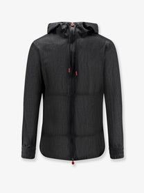 Kiton Men's Cotton Hoodie Blue