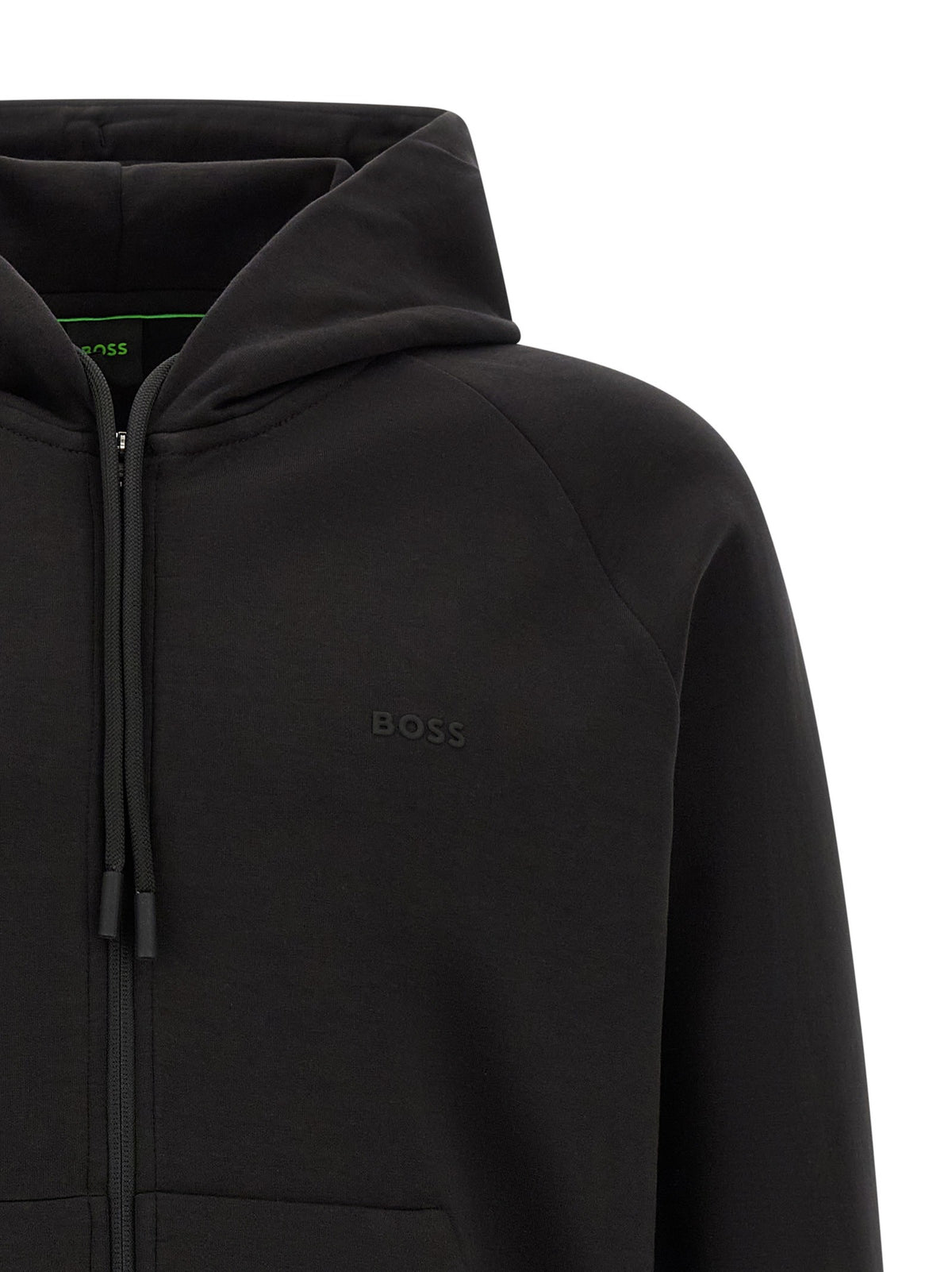 HUGO BOSS Cotton Hoodie Black