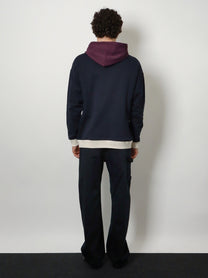 Loewe Men's Cotton Hoodie Blue, view 3
