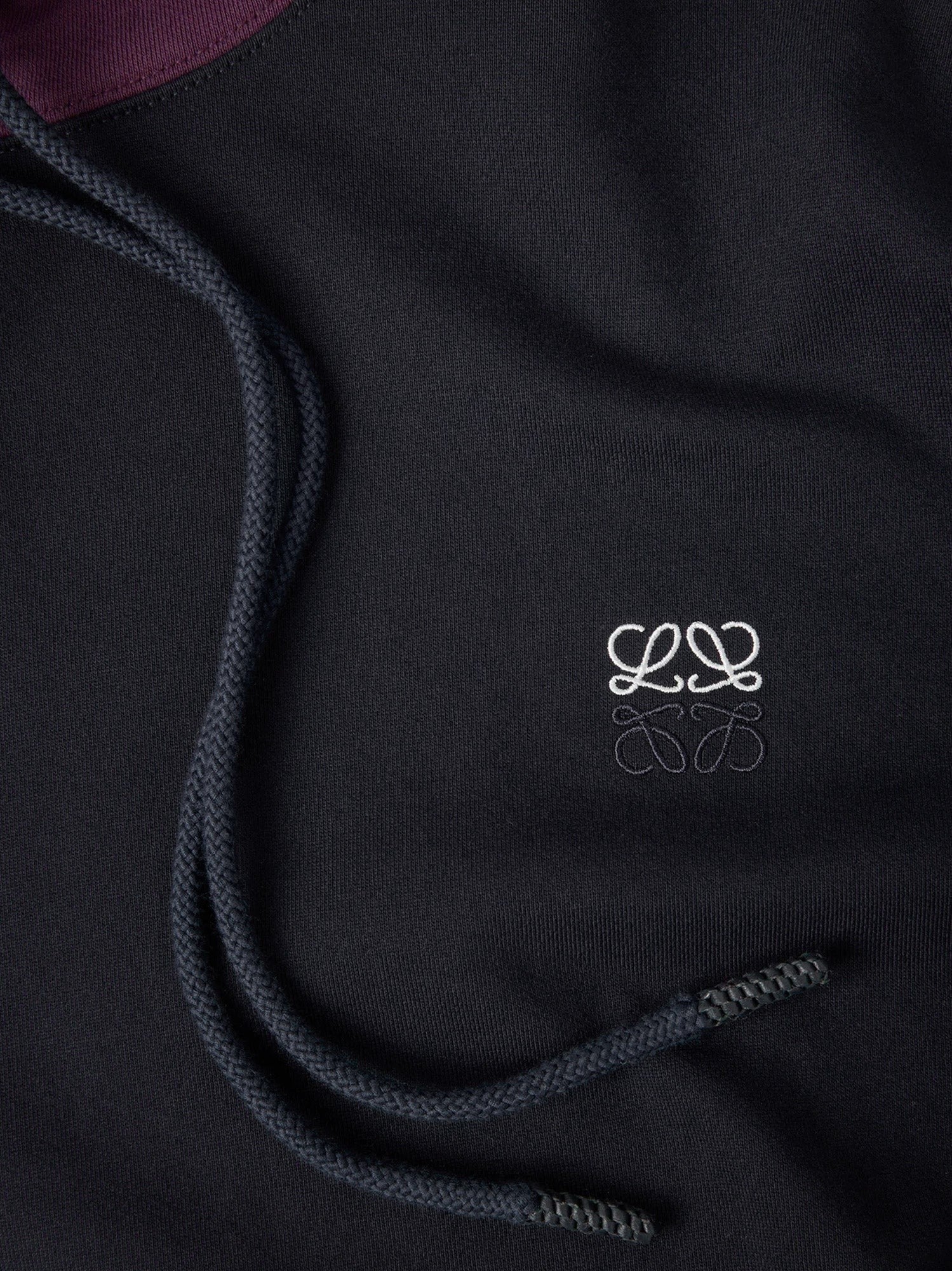 Loewe Men's Cotton Hoodie Blue