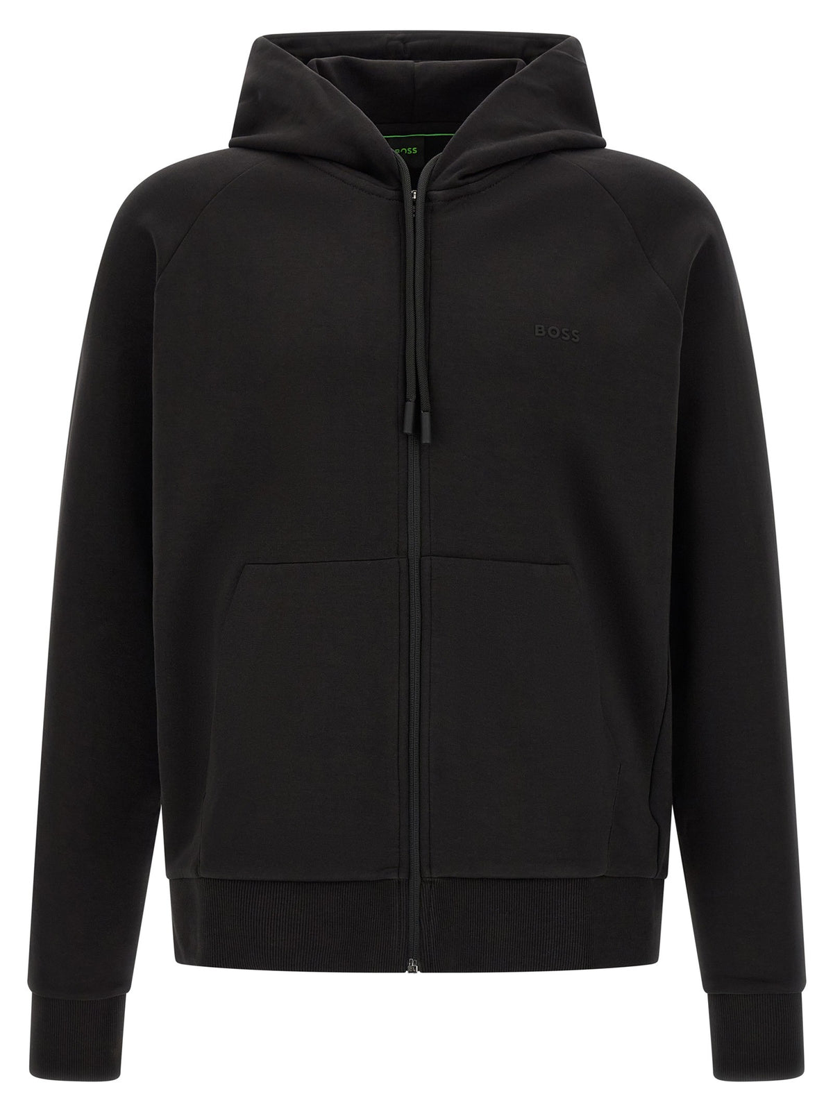HUGO BOSS Cotton Hoodie Black