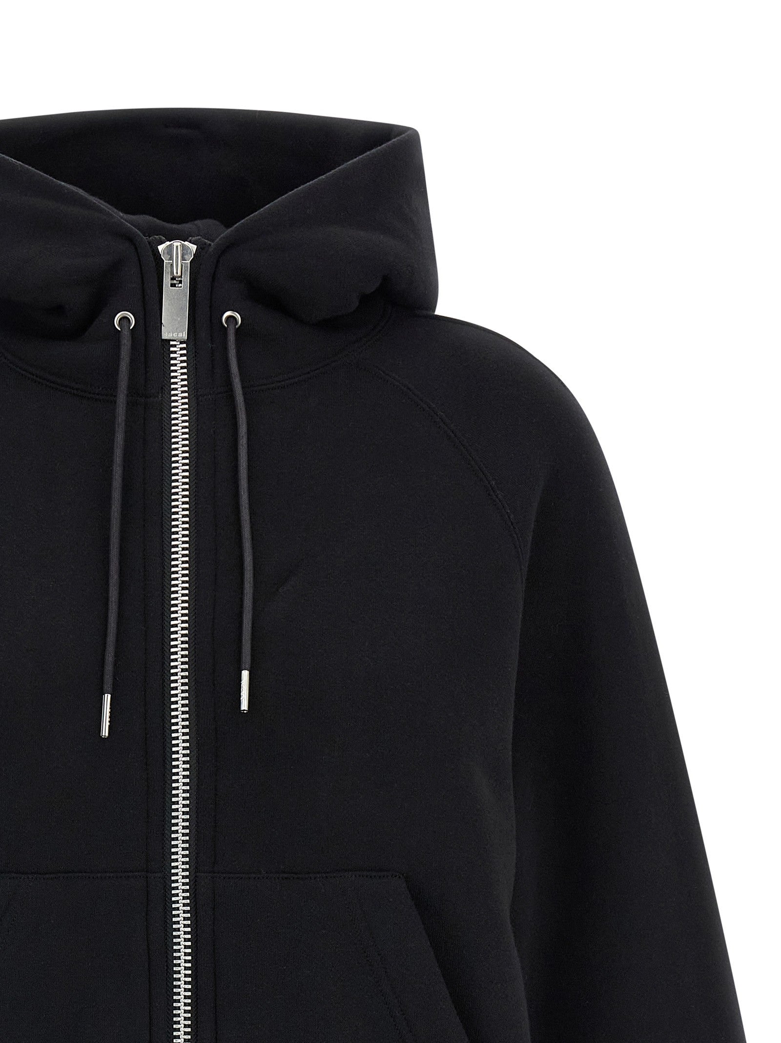 Sacai Cotton Hoodie Black