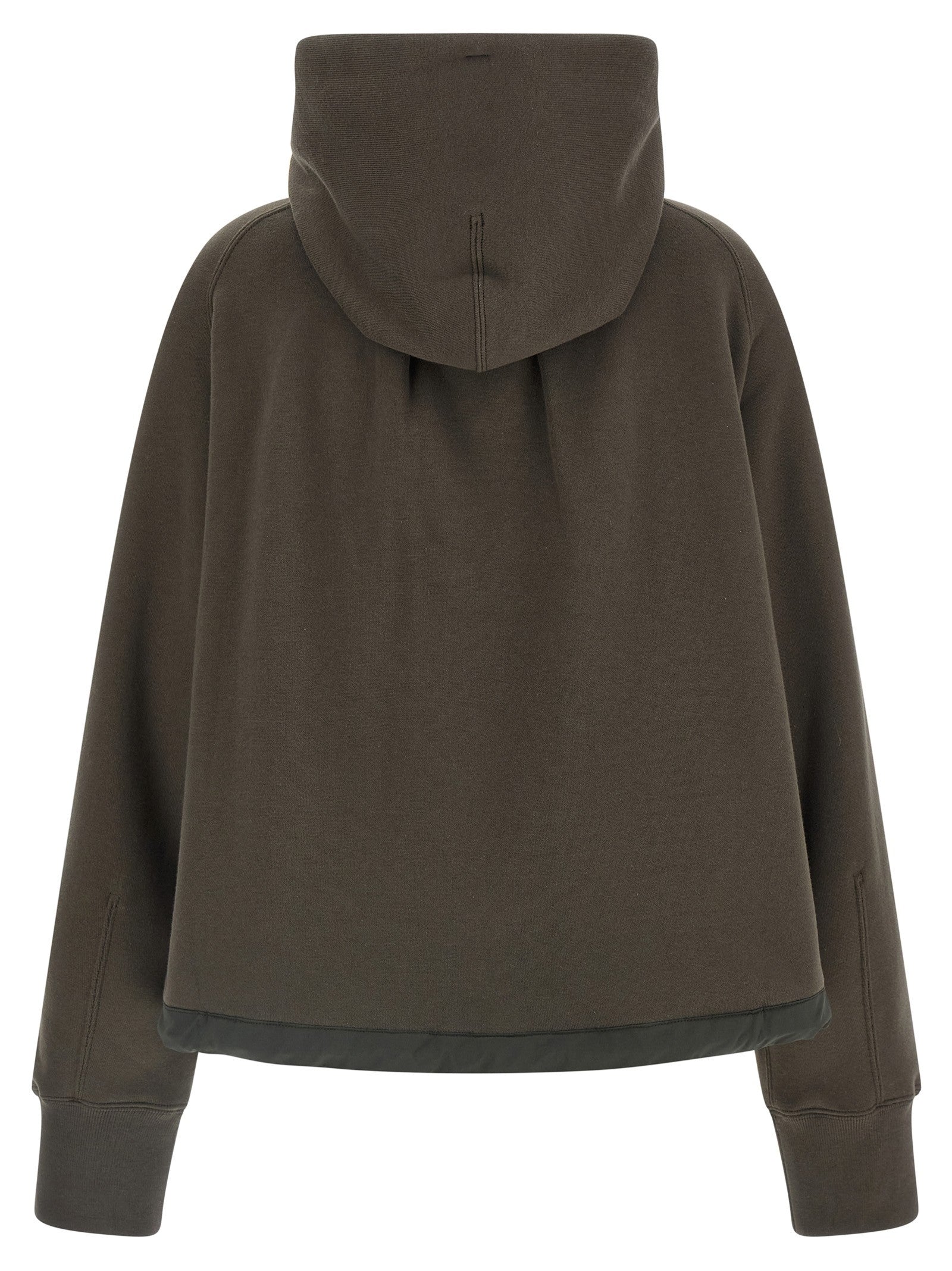 Sacai Cotton Hoodie Green