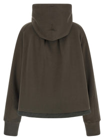 Sacai Cotton Hoodie Green