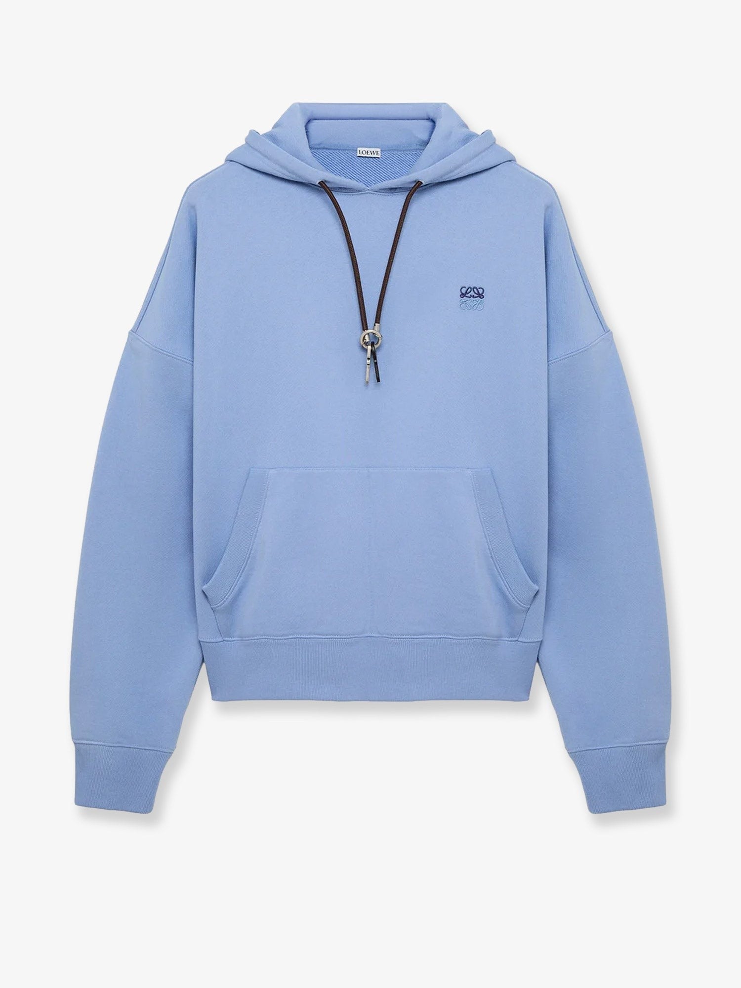 Loewe Men's Cotton Hoodie Blue