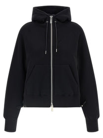 Sacai Cotton Hoodie Black