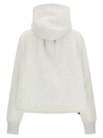 Sacai Cotton Hoodie White
