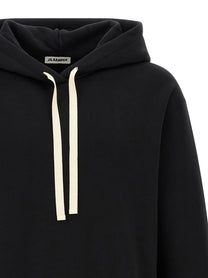 Jil Sander Cotton Hoodie Black