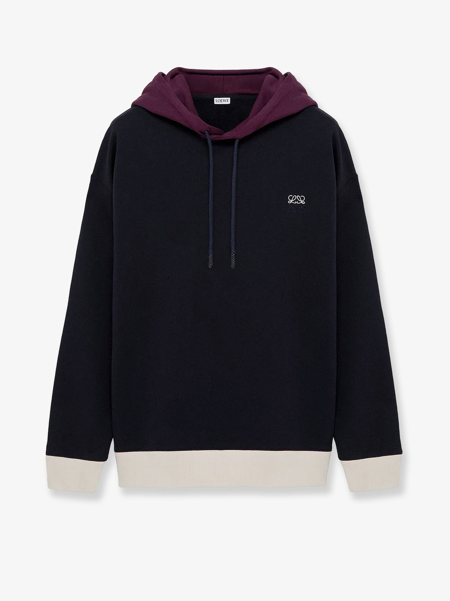 Loewe Men's Cotton Hoodie Blue