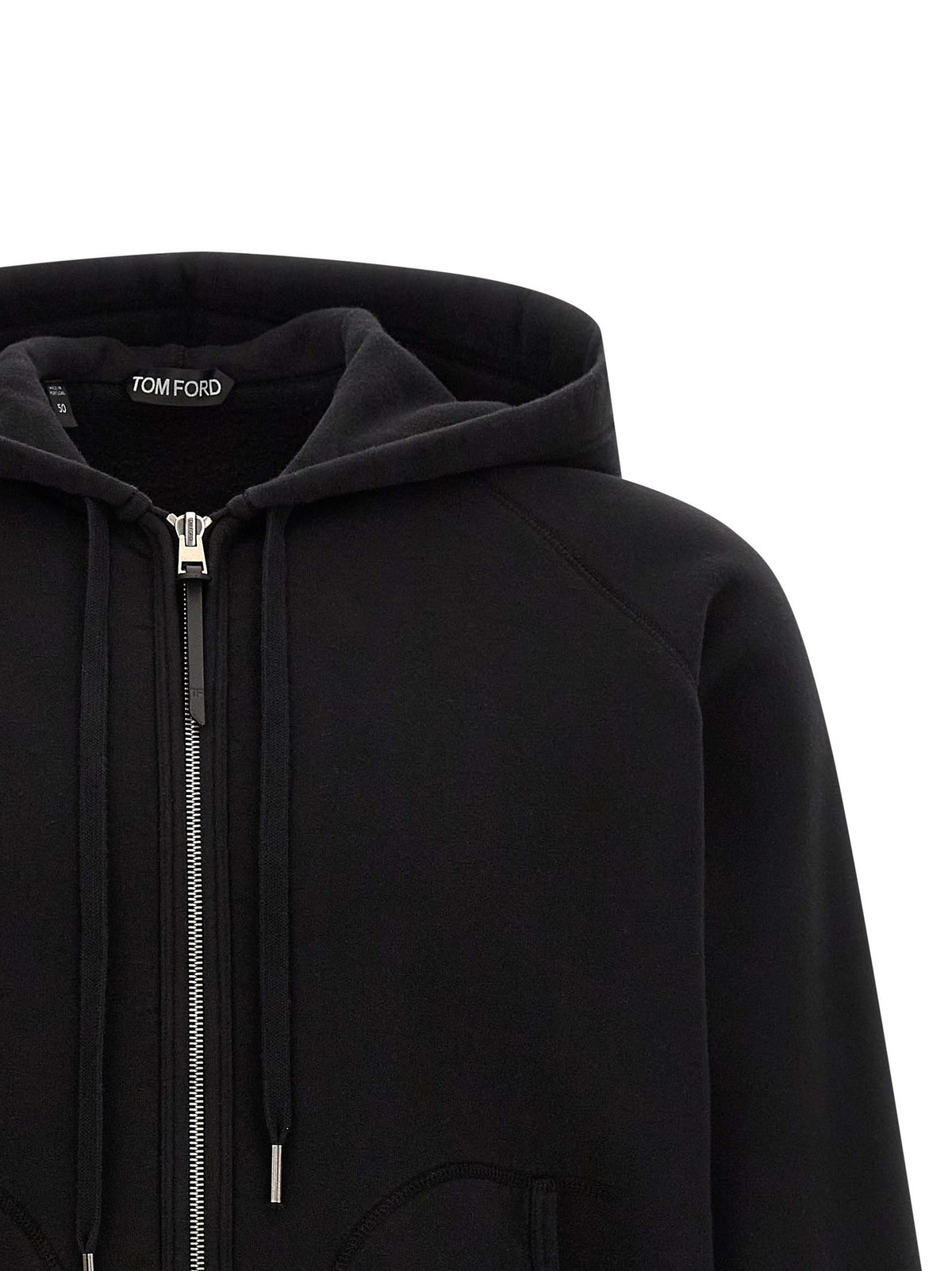 Tom Ford Cotton Hoodie Black, view 3