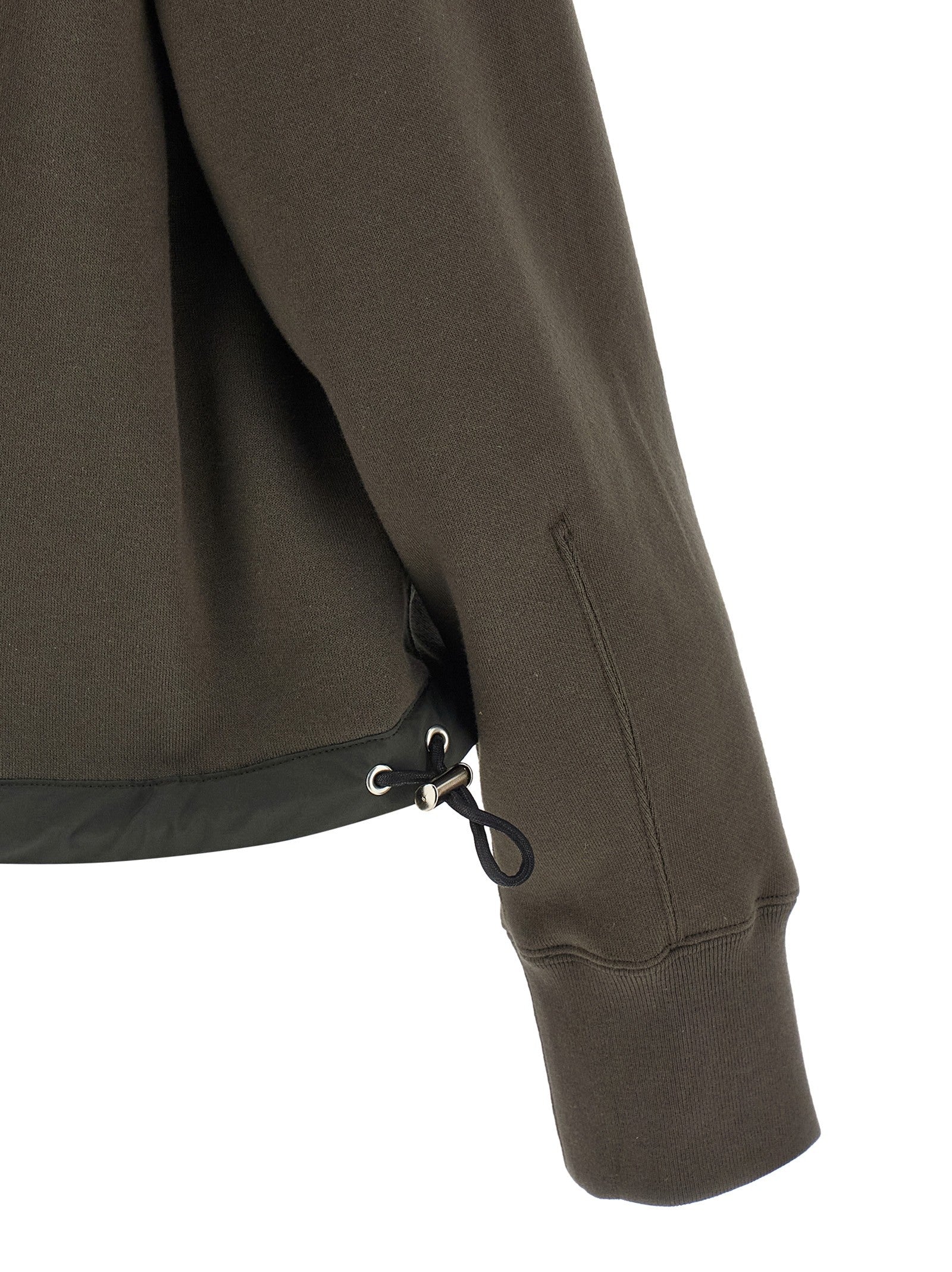 Sacai Cotton Hoodie Green