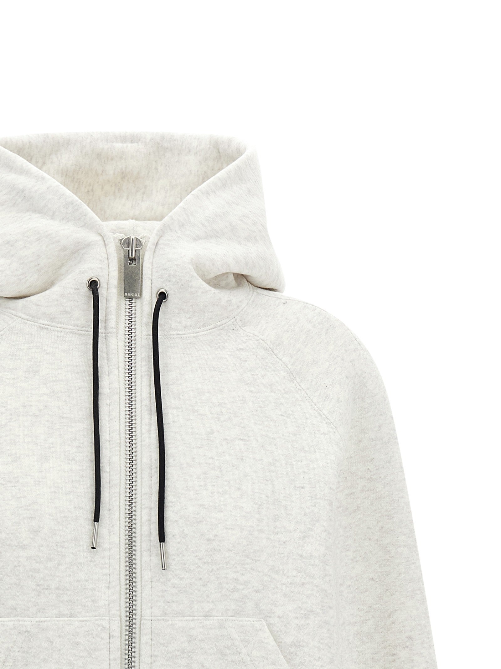 Sacai Cotton Hoodie White