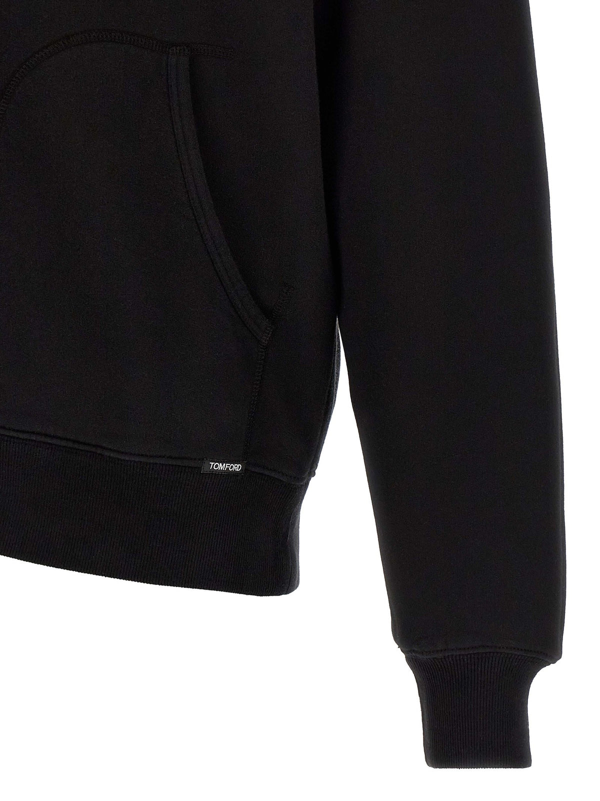Tom Ford Cotton Hoodie Black, view 4