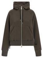 Sacai Cotton Hoodie Green