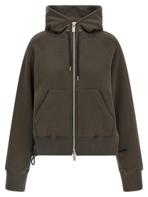 Sacai Cotton Hoodie Green