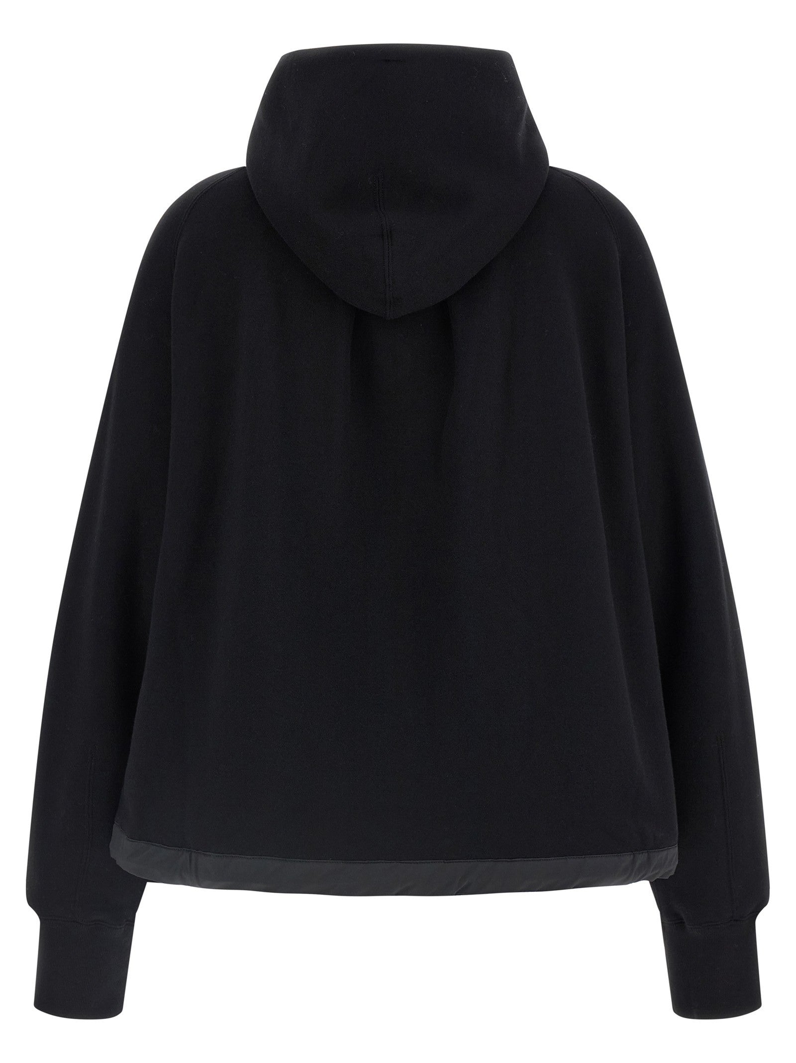 Sacai Cotton Hoodie Black