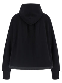 Sacai Cotton Hoodie Black