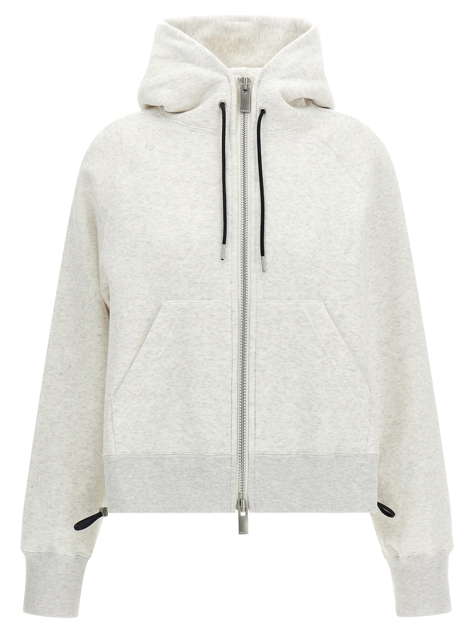 Sacai Cotton Hoodie White