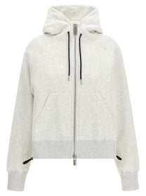 Sacai Cotton Hoodie White