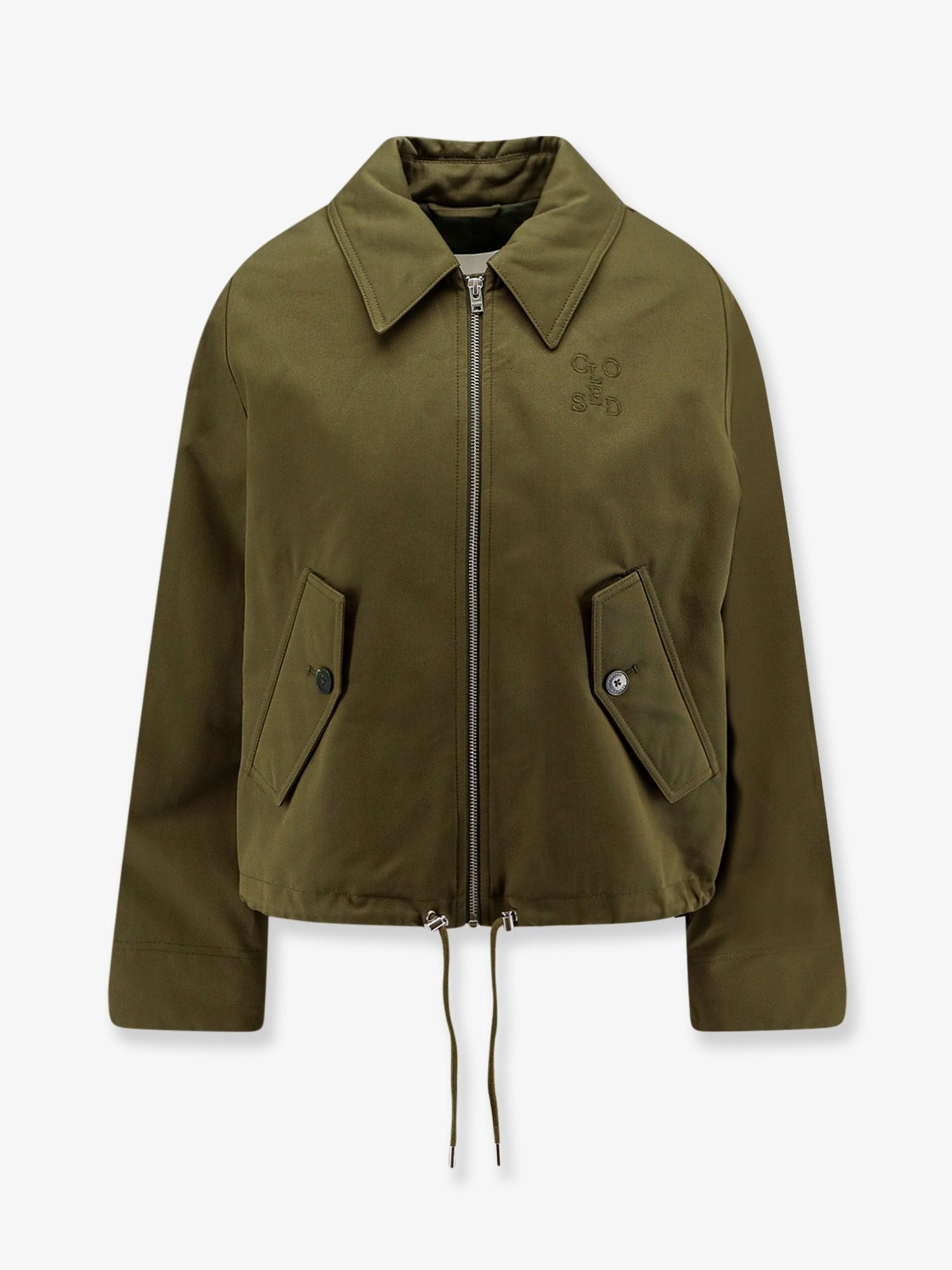 Closed Women's Cotton Jacket Green