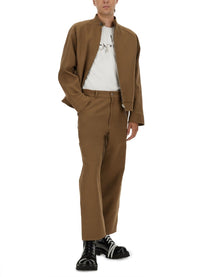 Moschino Men's Cotton Jacket Brown