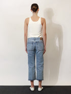Toteme Women's Cotton Jeans Grey, view 3