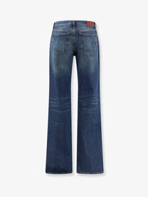 Gucci Women's Cotton Jeans Blue
