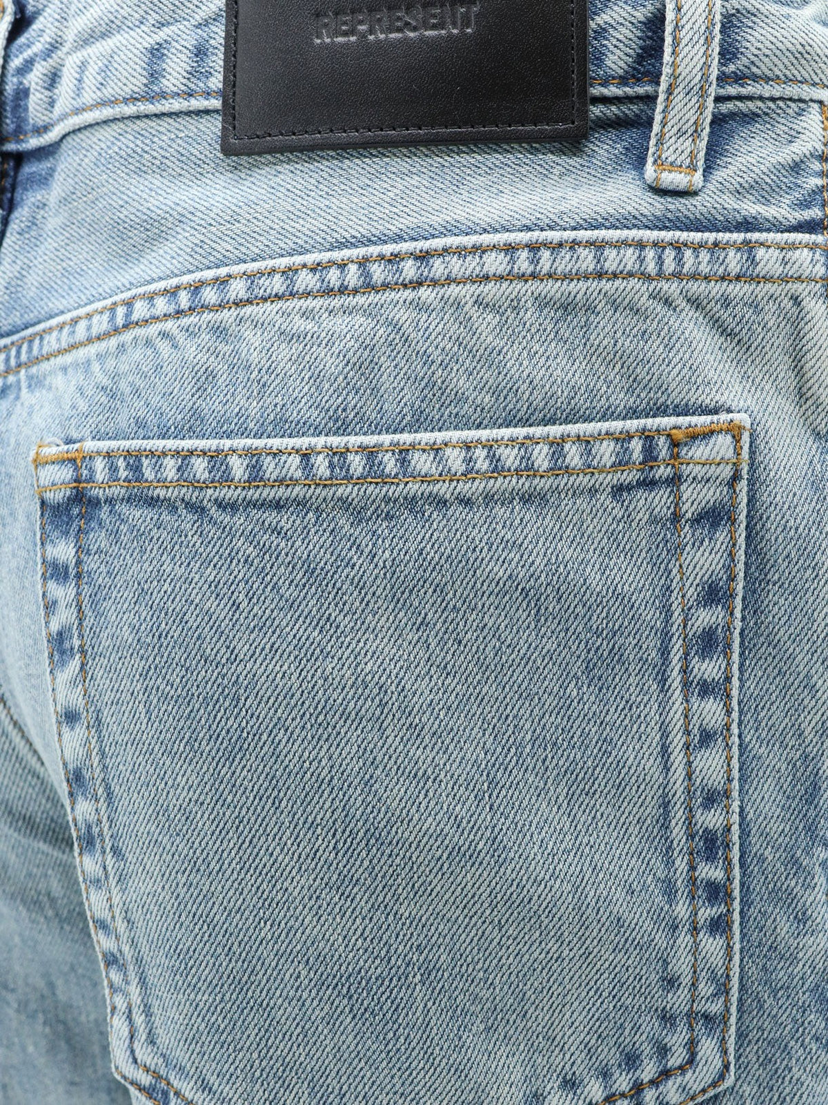 Represent Men's Cotton Jeans Blue, view 3