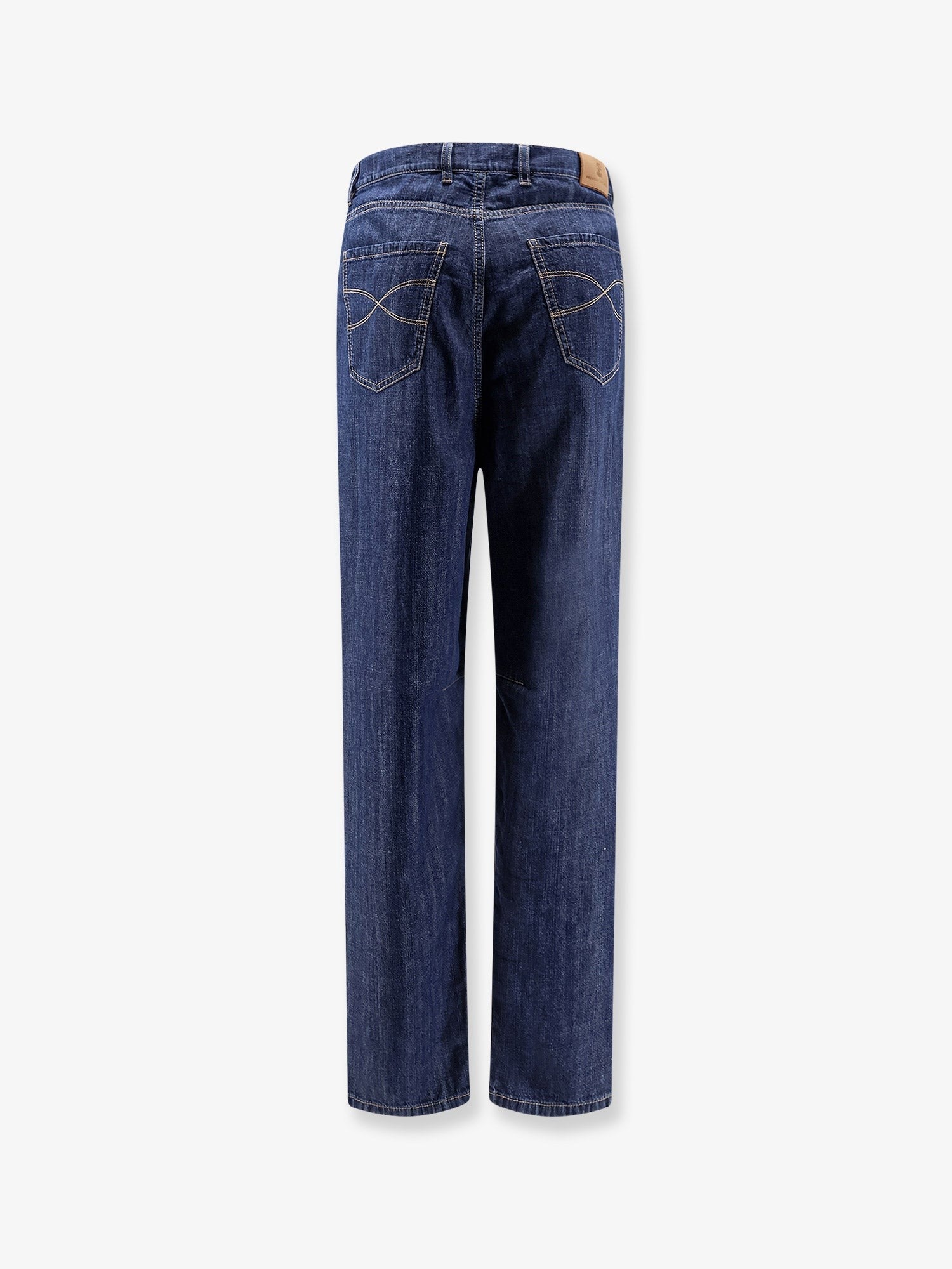 Brunello Cucinelli Men's Cotton Jeans Blue