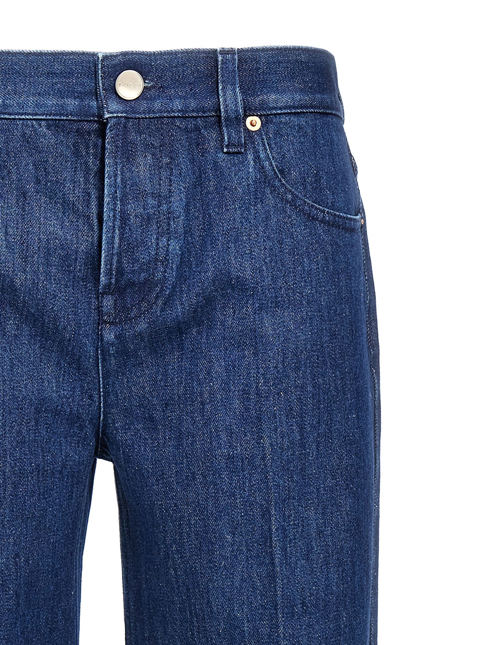 Gucci Cotton Jeans Blue