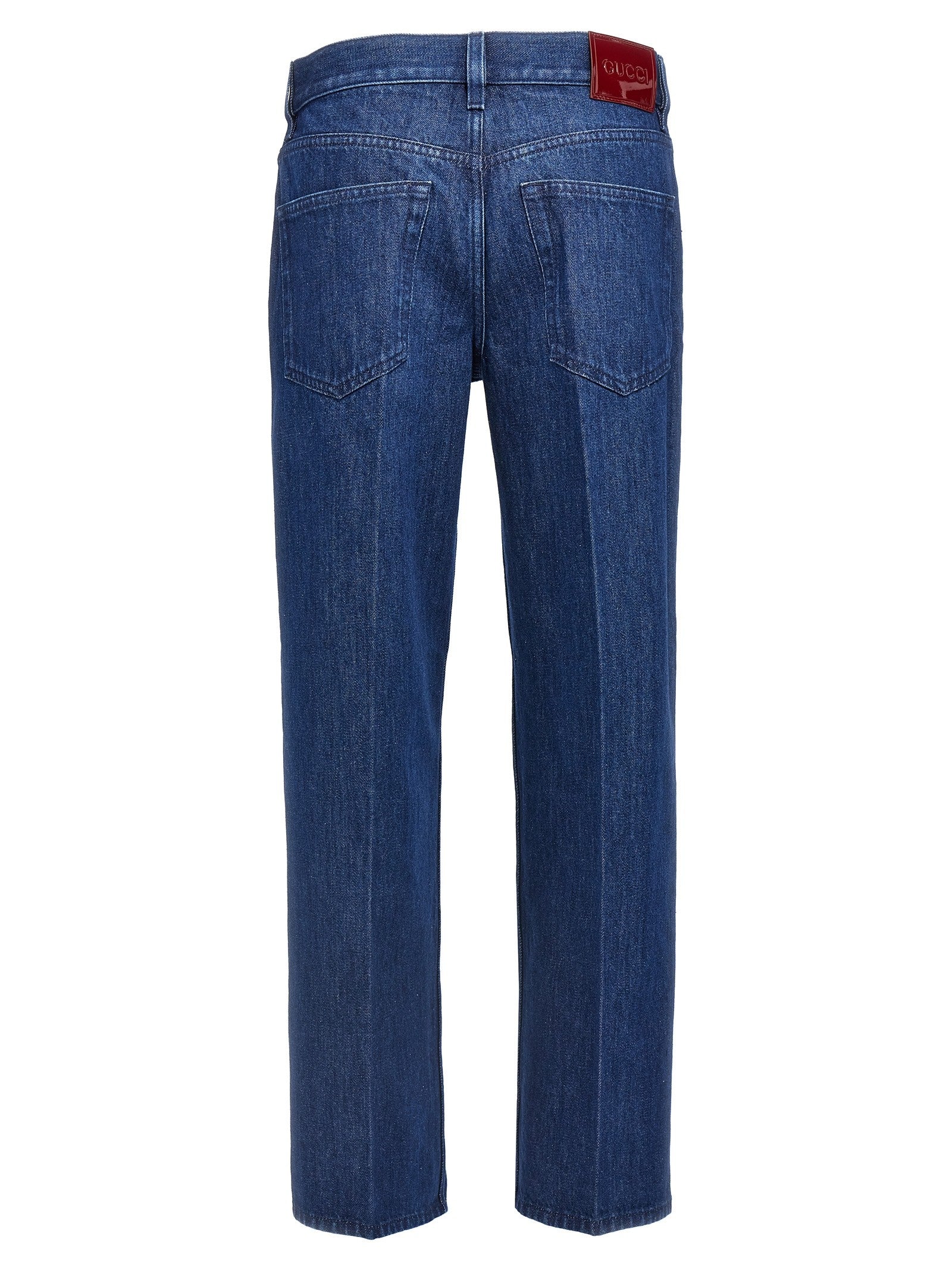 Gucci Cotton Jeans Blue