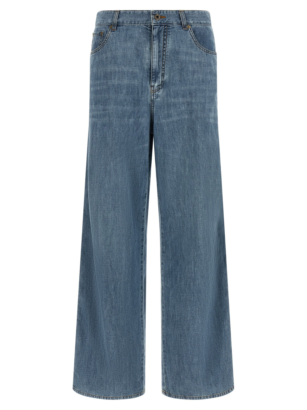 Miu Miu Cotton Jeans Blue