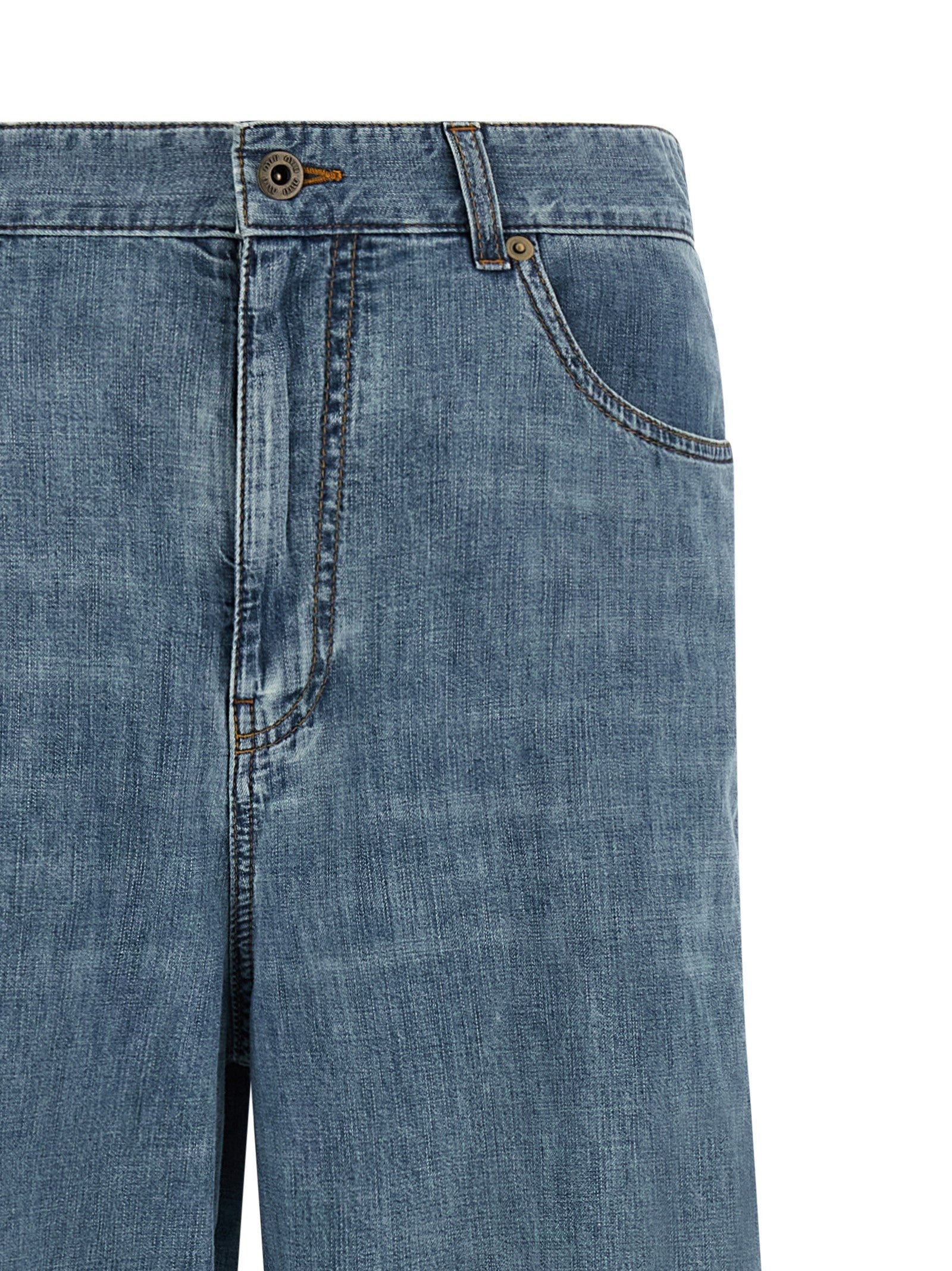 Miu Miu Cotton Jeans Blue