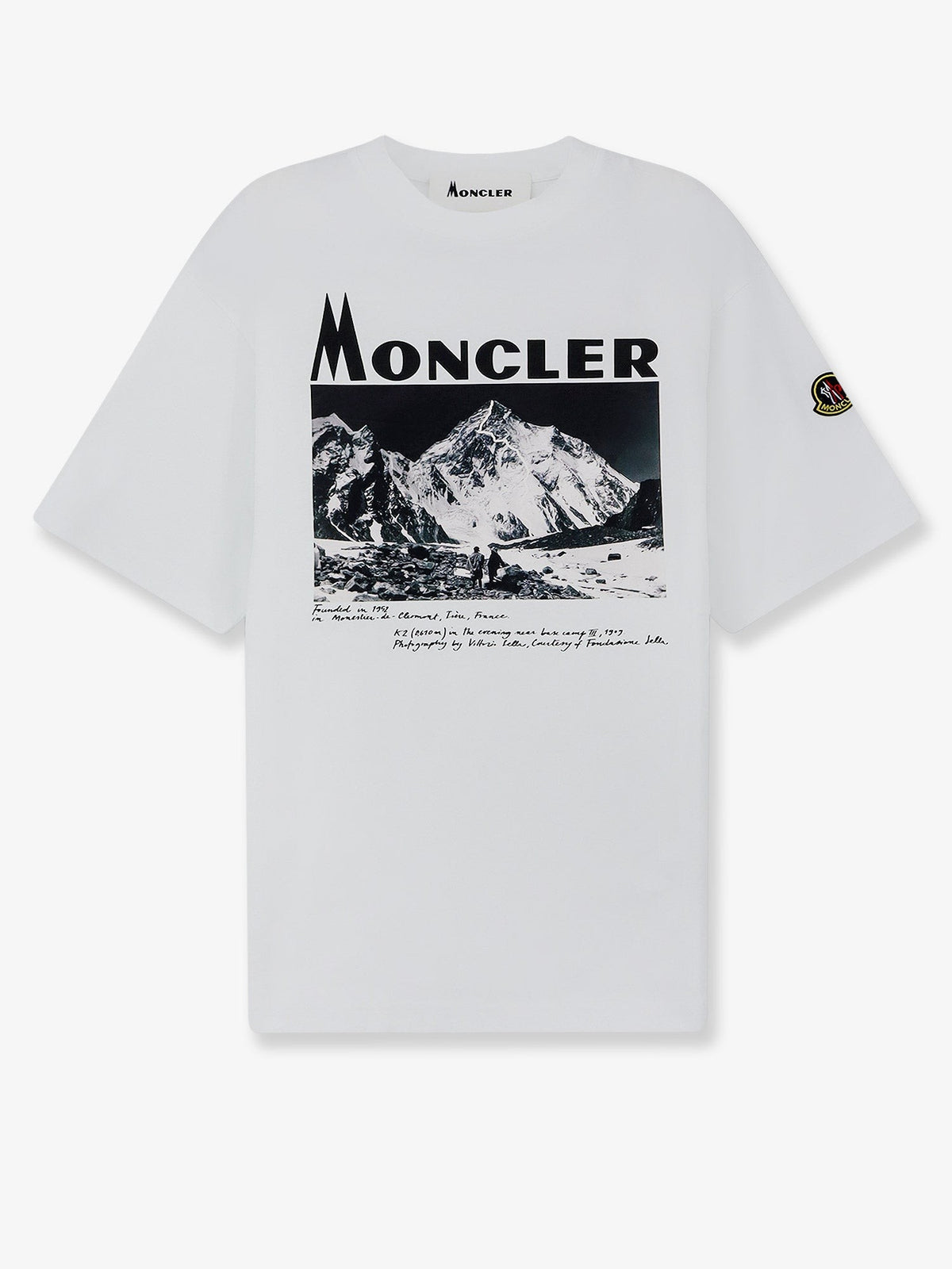 Moncler Men's Cotton Jersey Shirt White