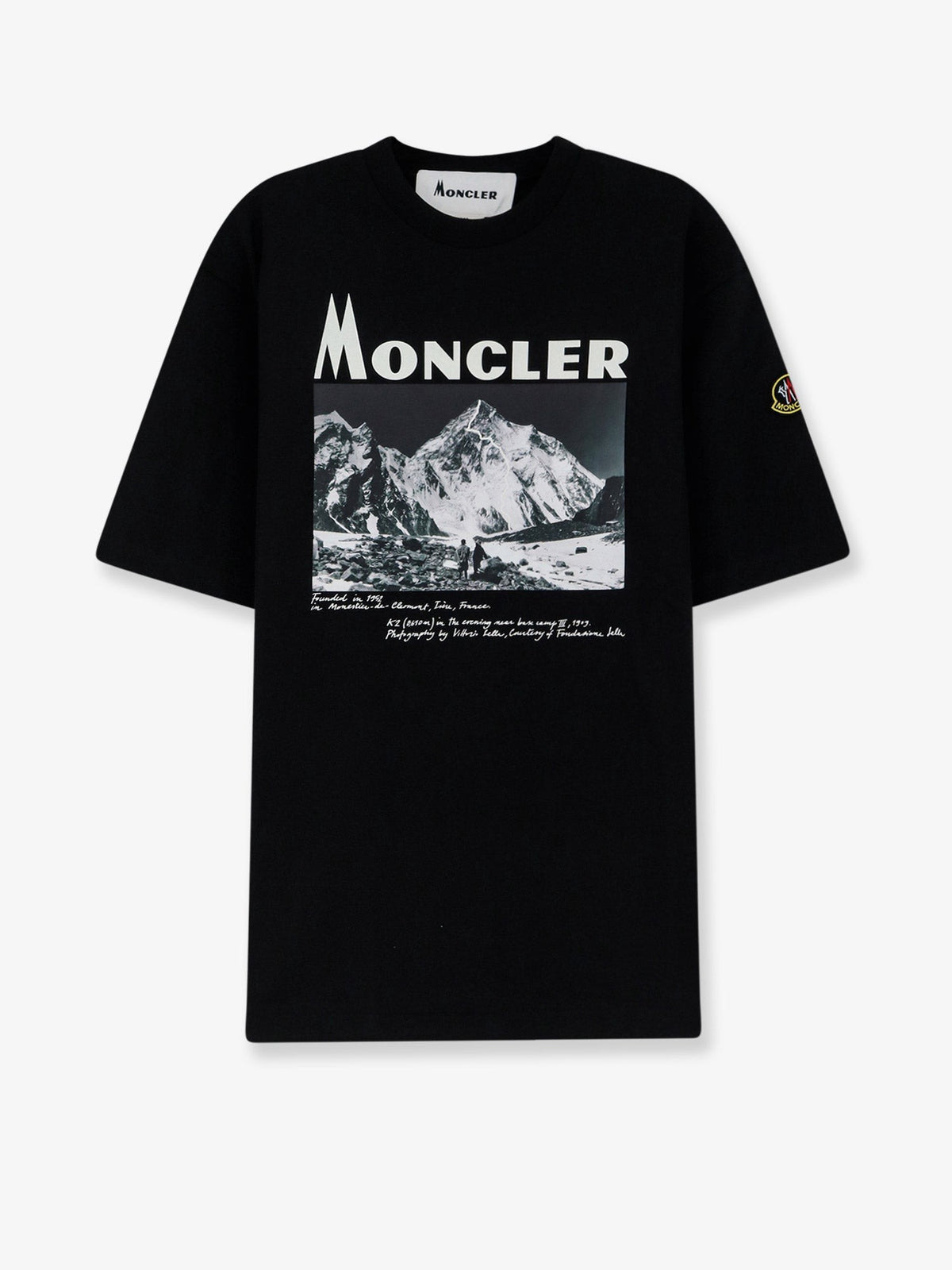 Moncler Men's Cotton Jersey Shirt Black
