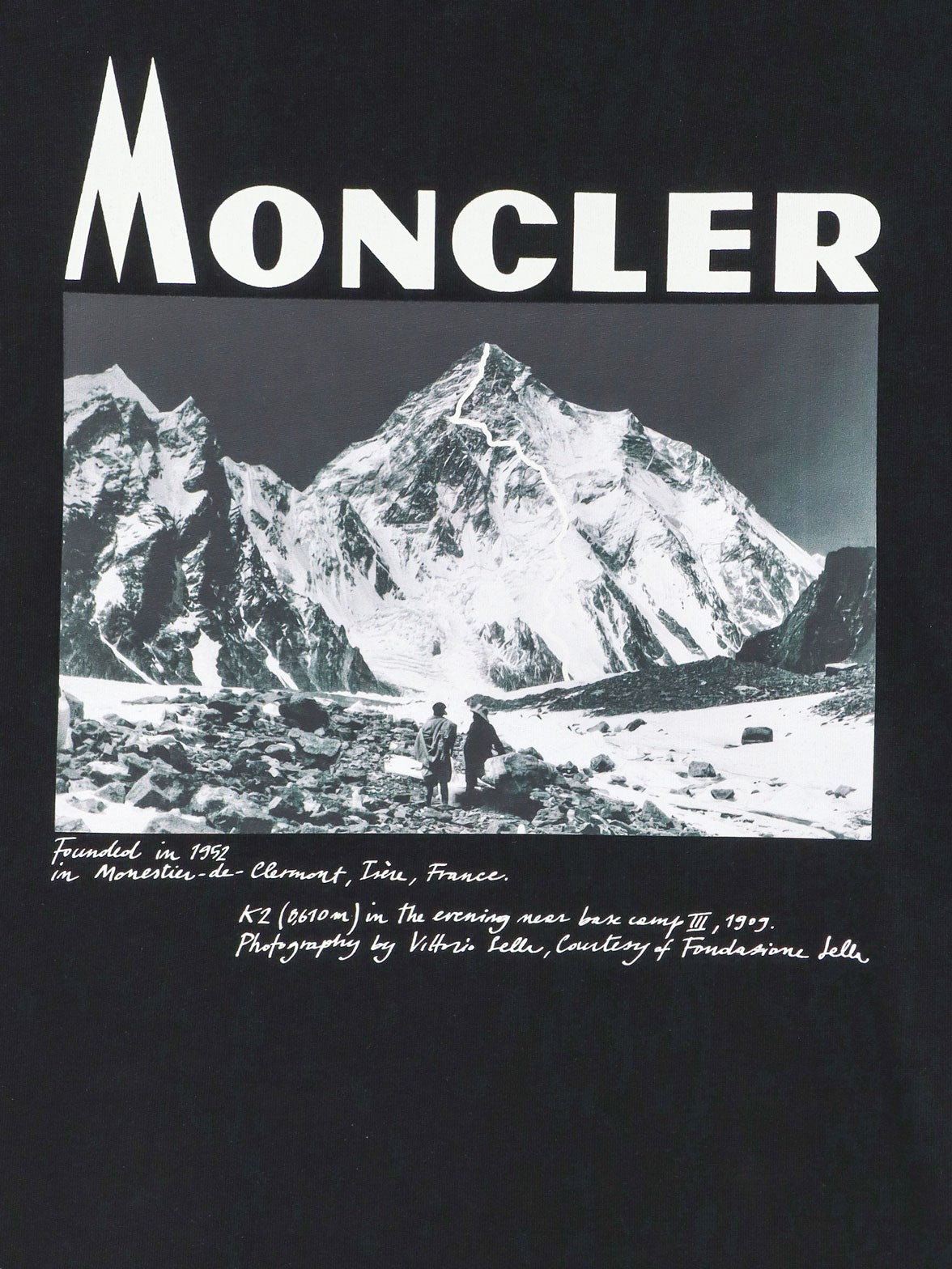 Moncler Men's Cotton Jersey Shirt Black, view 3