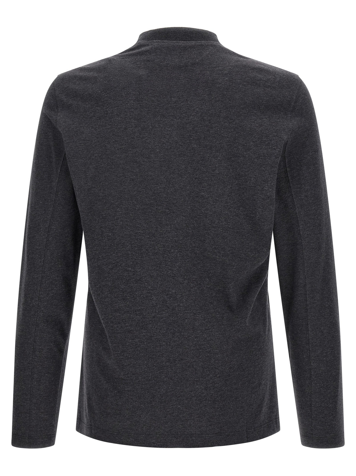 Brunello Cucinelli Cotton Jersey Shirt Grey, view 2