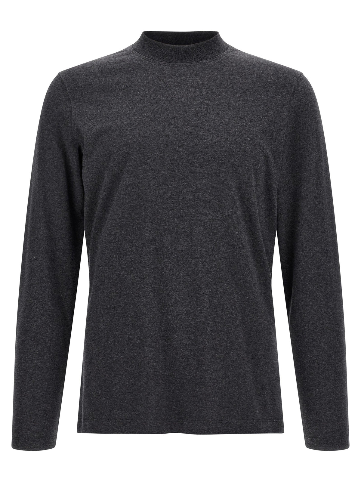 Brunello Cucinelli Cotton Jersey Shirt Grey