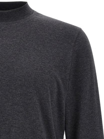 Brunello Cucinelli Cotton Jersey Shirt Grey, view 3