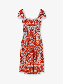Dolce &amp; Gabbana Women's Cotton Long Dress White