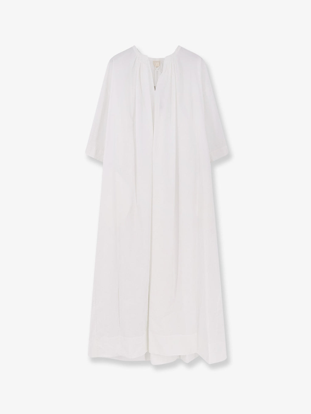 ASPESI Women's Cotton Long Dress White