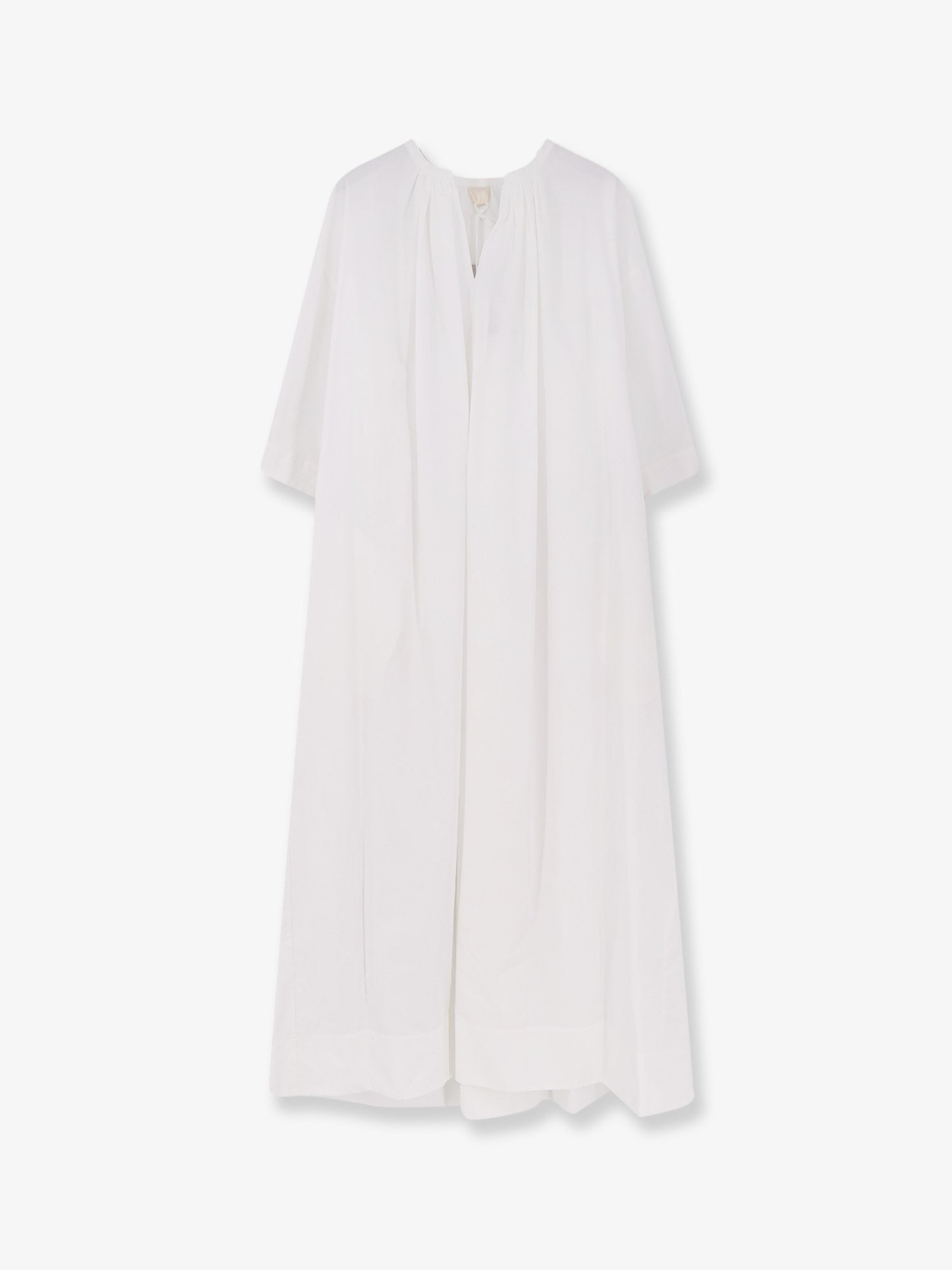 ASPESI Women's Cotton Long Dress White