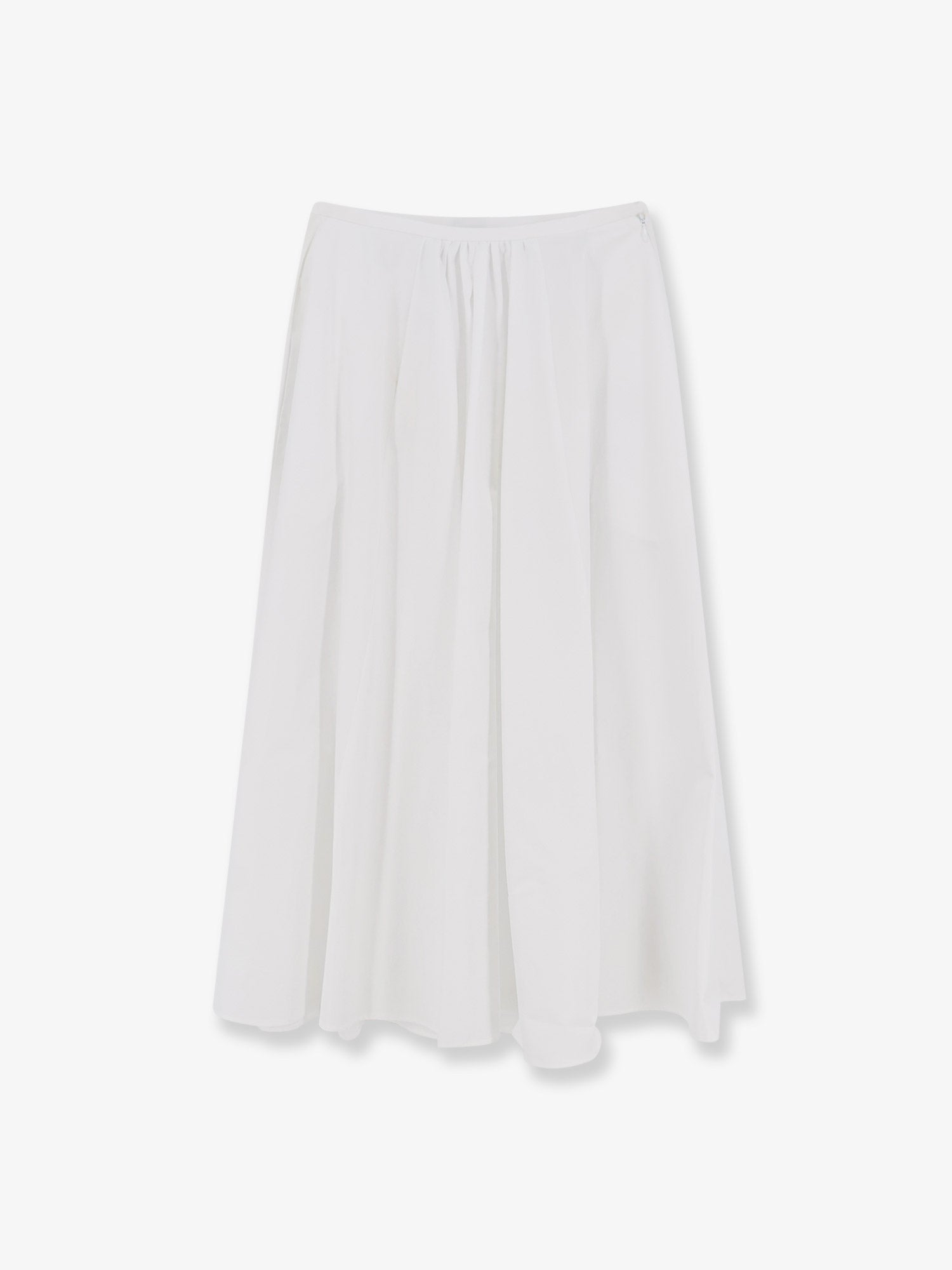 ASPESI Women's Cotton Long Skirt White